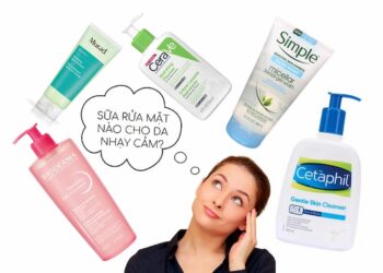 REVIEW 10+ Sữa rửa mặt cho da nhạy cảm sử dụng an toàn