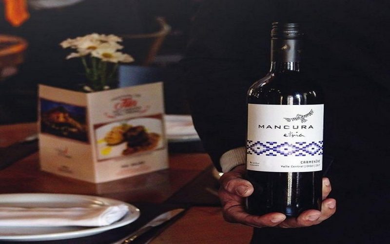Mancura Etnia Semi Sweet Carmenere thơm hương trái cây